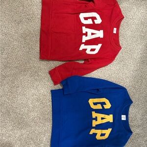 Kids GAP Logo Red and Blue Sweatshirts